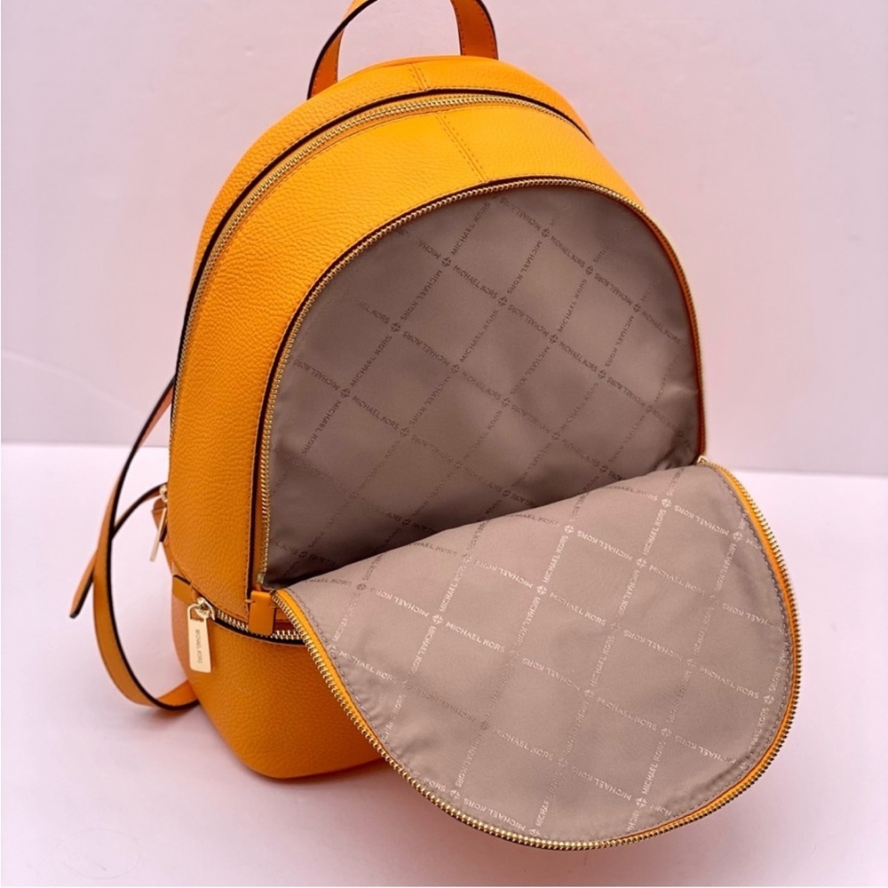 Michael Kors Mustard Backpack with Patches - Picture 8 of 14